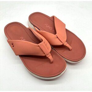 Ryka Timid Sandals Womens Re-Zorb Lite Flip Flop Lightweight Pink Clay 8.5W